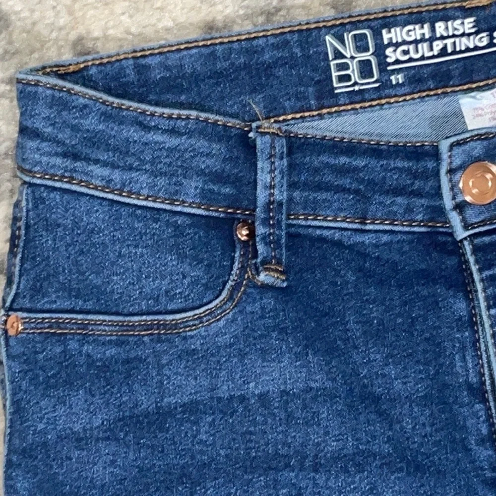 NOBO High Rise Sculpting Skinny Crop Jeans Size: 11